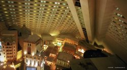 Inside of Hotel Luxor in Las Vegas