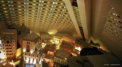 Inside of Hotel Luxor in Las Vegas